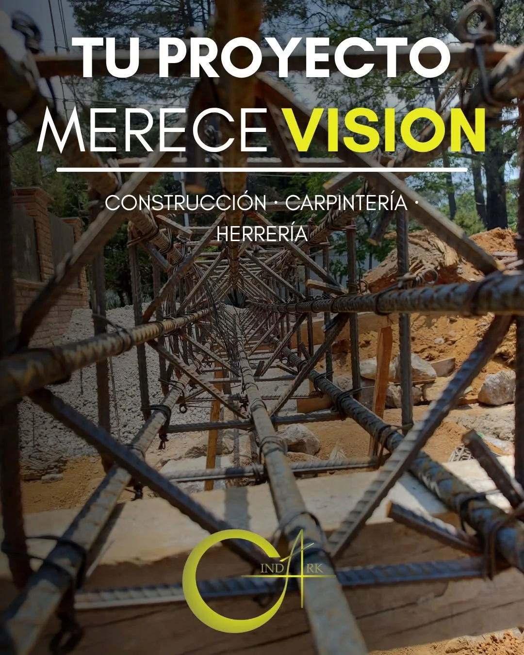 Trabajos de estructura para construcción residencial